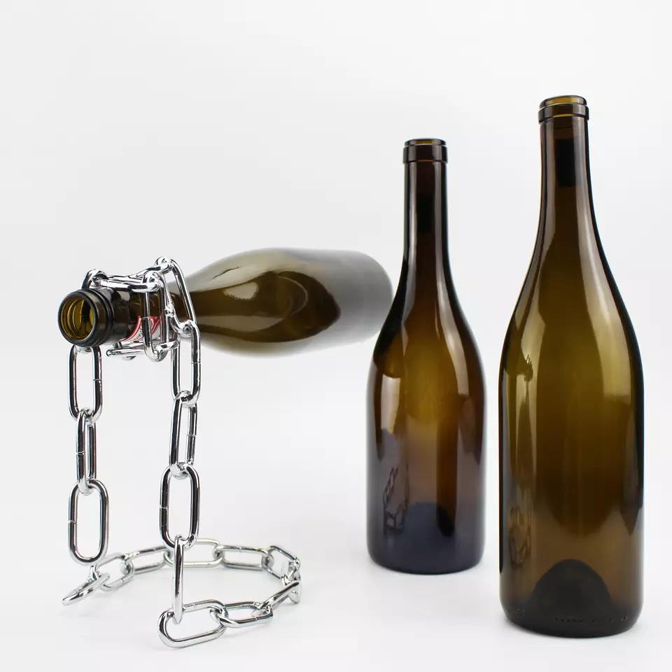 Brown red wine bottle Brown red wine bottle