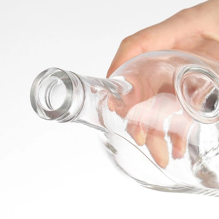 large glass bottle of wine