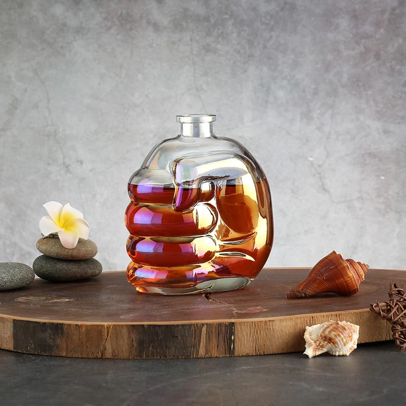 personalised whisky bottle and glass