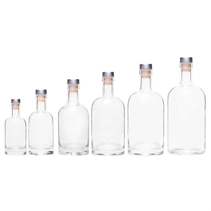 750ml Vodka Glass Bottles