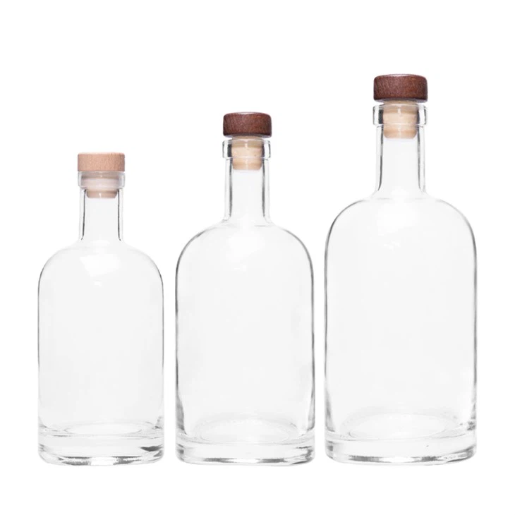 750ml Vodka Glass Bottles