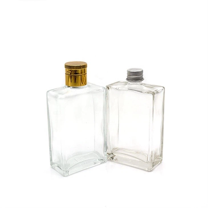 Popular Flat Glass Bottle For Whiskey