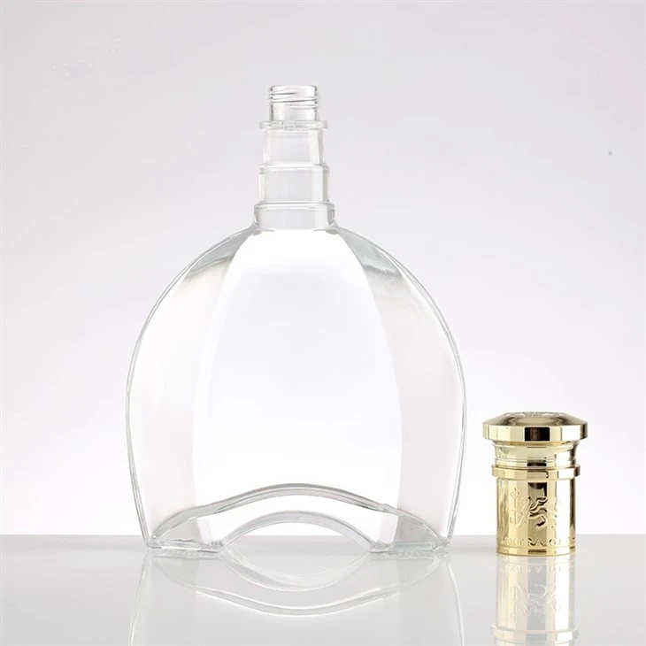 Simple And Elegant Brandy Flat Bottle