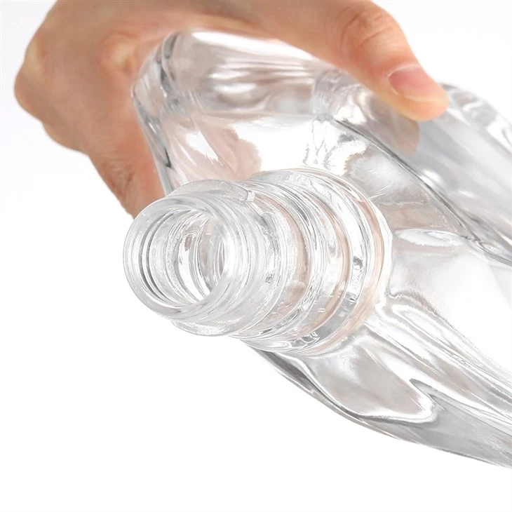 Simple And Elegant Brandy Flat Bottle