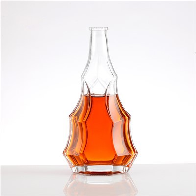350ml Klè Diamond fòm boutèy an vè pou diven