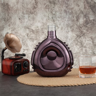 Koulè Chokola Electroplated XO Glass boutèy