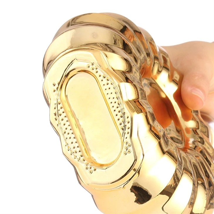 Brandy Gold Plated Xo Glass Bottle